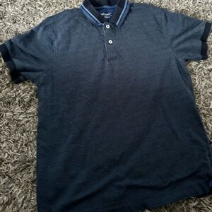 Untuckit Polo Shirt-Navy Blue Size Small